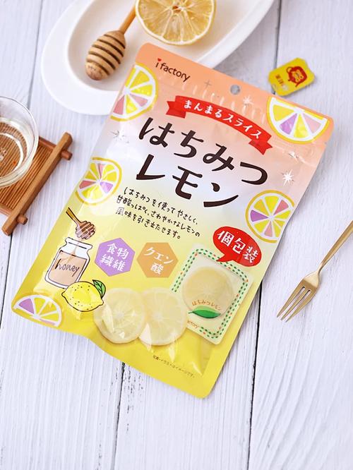 日本進(jìn)口愛心工廠蜂蜜檸檬干休閑果脯即食水果干網(wǎng)紅零食兒童小吃